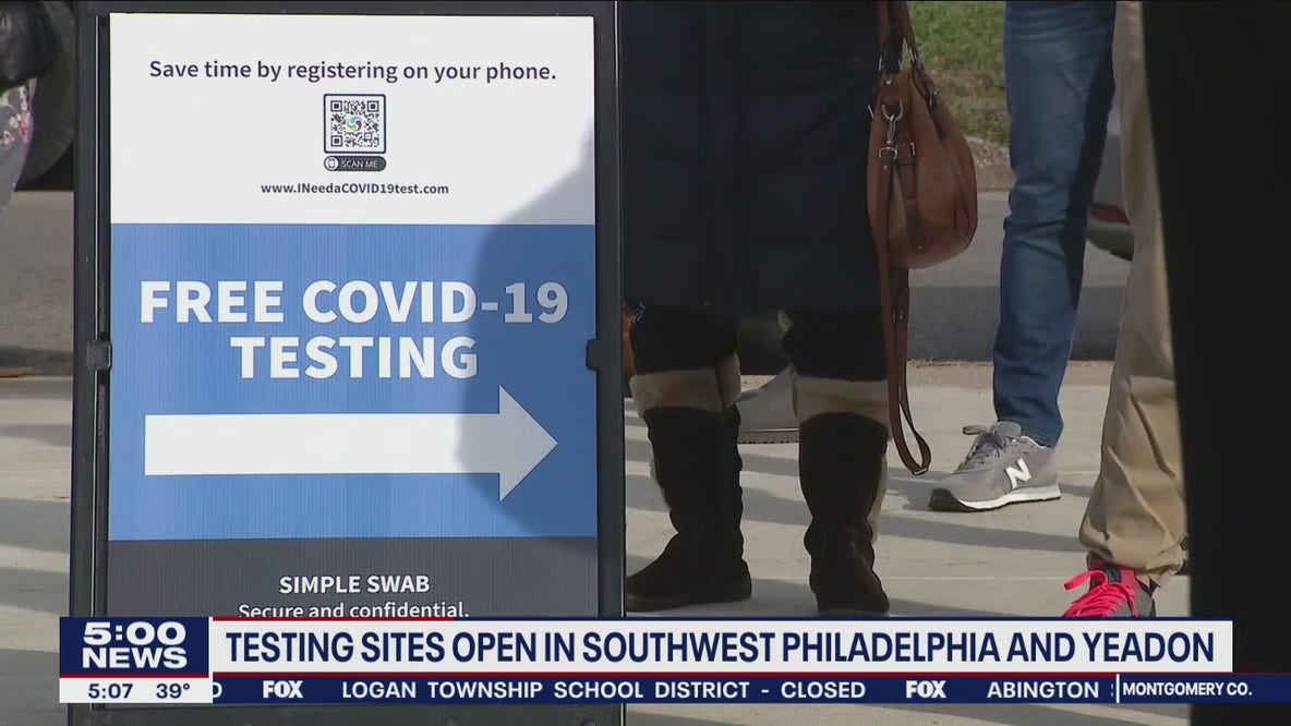 FEMA opens COVID-19 testing site in Southwest Philadelphia amid skyrocketing cases